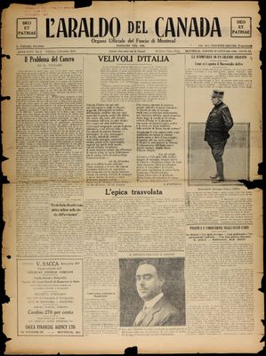 L’Araldo del Canada, 10 Jan 1930