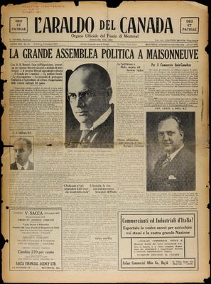 L’Araldo del Canada, 28 Jun 1930