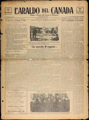 L’Araldo del Canada, 31 Jan 1931