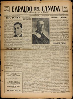 L’Araldo del Canada, 11 Apr 1931