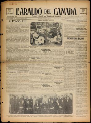 L’Araldo del Canada, 18 Apr 1931