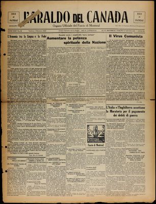 L’Araldo del Canada, 27 Jun 1931