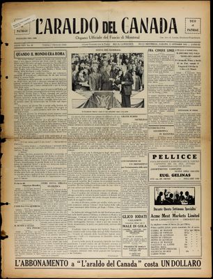 L’Araldo del Canada, 17 Oct 1931