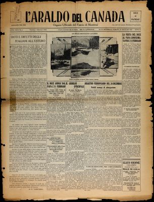 L’Araldo del Canada, 23 Jan 1932