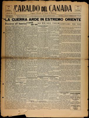 L’Araldo del Canada, 6 Feb 1932