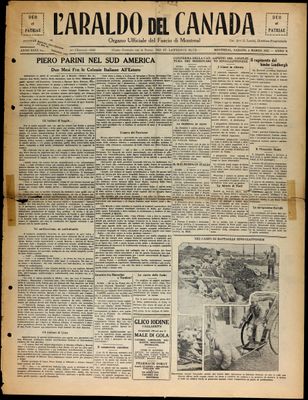 L’Araldo del Canada, 5 Mar 1932