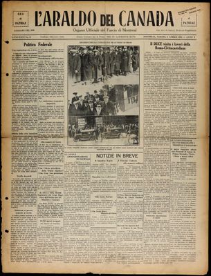 L’Araldo del Canada, 9 Apr 1932