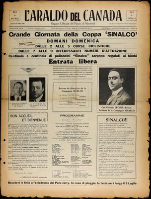 L’Araldo del Canada, 25 Jun 1932