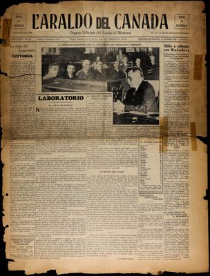 L’Araldo del Canada, 13 Aug 1932