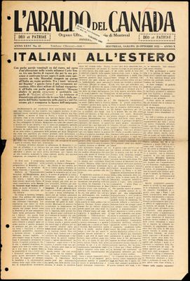 L’Araldo del Canada, 29 Oct 1932