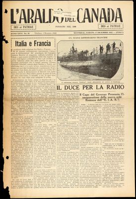 L’Araldo del Canada, 17 Dec 1932