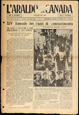 L’Araldo del Canada, 15 Apr 1933