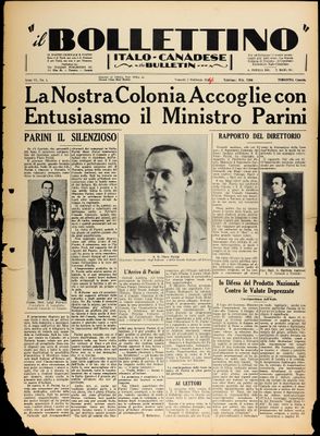 Il Bollettino Italo-Canadese, 2 Feb 1934