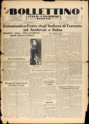 Il Bollettino Italo-Canadese, 4 May 1934