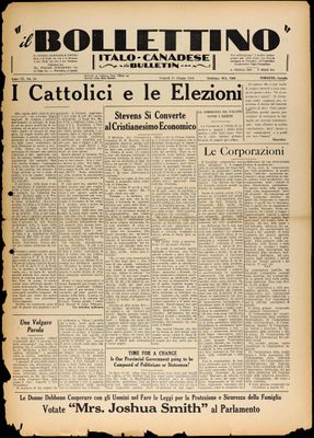 Il Bollettino Italo-Canadese, 15 Jun 1934