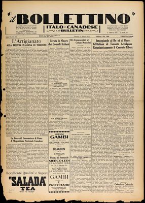 Il Bollettino Italo-Canadese, 17 Aug 1934