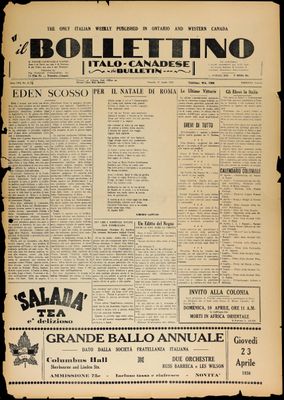 Il Bollettino Italo-Canadese, 17 Apr 1936