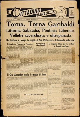 Il Cittadino Canadese, 3 Jun 1944