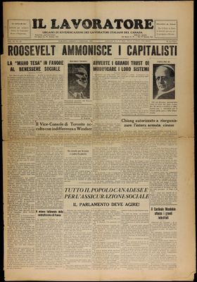 Il Lavoratore, 8 Jan 1937