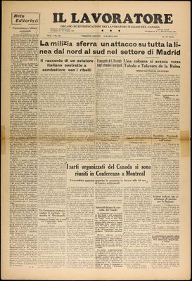 Il Lavoratore, 6 Mar 1937