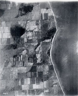 Lake Ontario - Shoreline, c. 1927 - Ajax - Aerial Photograph