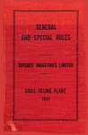 General and Special Rules Defence Industries Limited Shell Filling Plant 1941