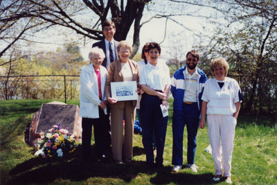 Colour photo of David Percival, Greenlaw Sisters, Pam Pryjma, Bob Martindale and Pat Clark.