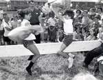 Children on a balance beam