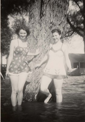 Two unidentified women