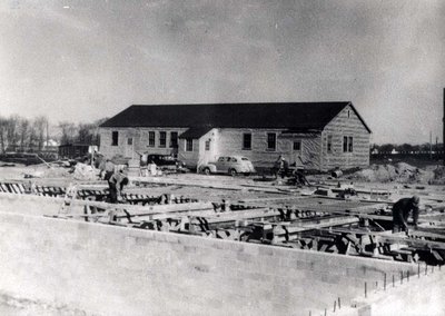 Construction of the old plaza