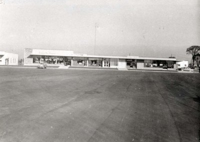 The old plaza on Harwood Ave.