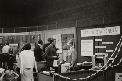 Rowlyn Stationers display at the Ajax Community Centre