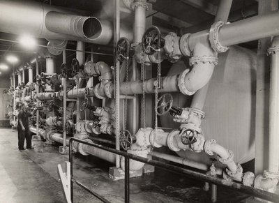 D.I.L. Interior of the water filtration plant