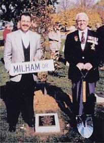 Ajax Veterans Street Dedication: Milham Drive