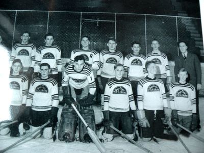 Hockey Team at Pickering Public School, S.S.#4 West, 1949/1950