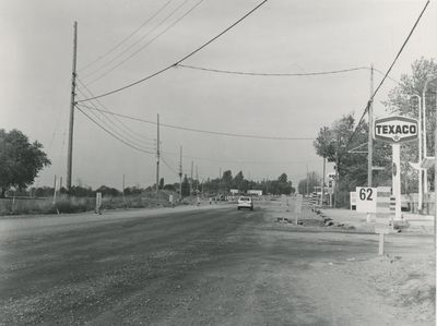 Harwood Avenue Looking North at Highway 2 1974 (P210-000-007)