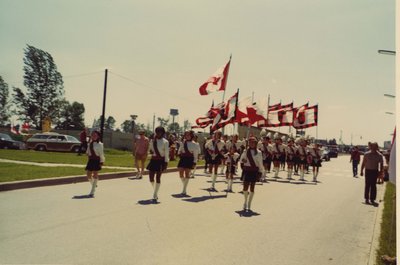 Flag Bearers in a Parade