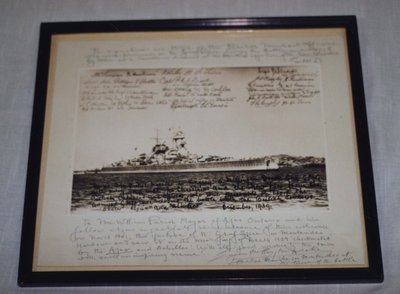 A signed Graf Spee Photo