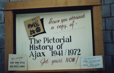 &quot;The pictorial history of Ajax 1941/1972&quot; Book Display