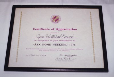 A Certificate of Appreciation