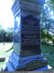 Side 1 of headstone