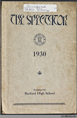 The Spectator: Burford High School Yearbook, 1930