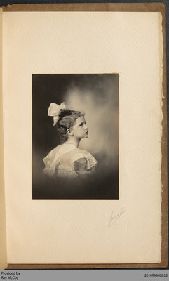 Photograph of Constance Baird Foley, Age 9