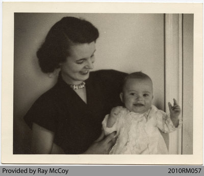 Photograph of Margaret Elinor Bunnell and her son