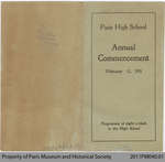 Annual Commencement Programme (1915)