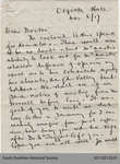 Letter from Geo H. Muirhead to Doctor [Addison]