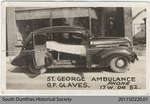 Postcard Depicting St. George Ambulance
