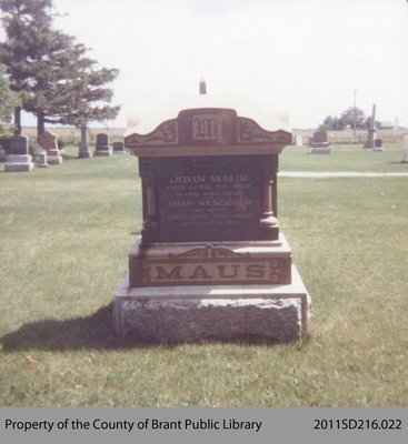 John Maus's Tombstone