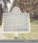 Plaque Commemorating H. C. Nixon