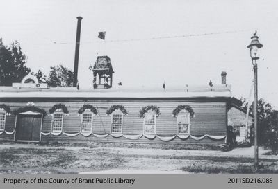 Early View of Jackson Wagon Works